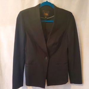 Dalia black knit blazer